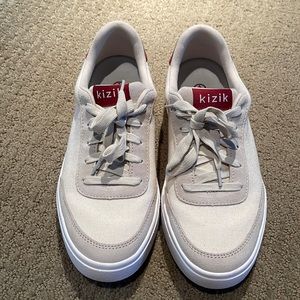 Kizik canvas sneakers worn once